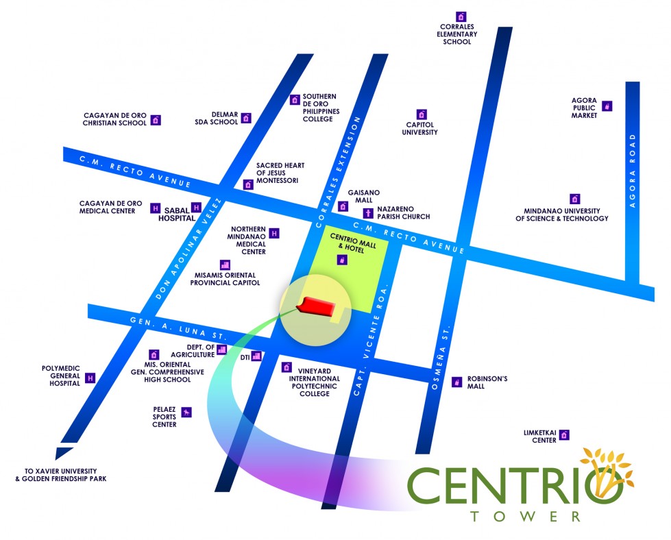Centrio Tower Condominium - Corrales Ave, Cagayan de Oro, 9000 Misamis ...